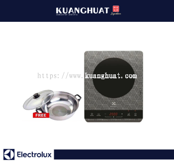 ELECTROLUX 28cm Tabletop Induction Cooker (2000W) ETD29PKB