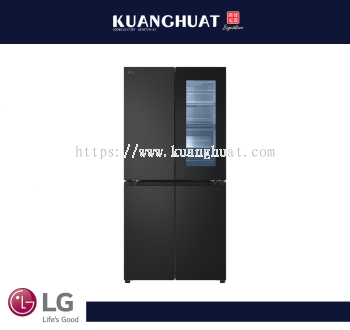 LG 431L Slim French Door Fridge with InstaView GC-V22FFQMB