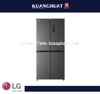 LG 470L Multi Door Fridge in Essence Black Steel GC-B47FFQAB