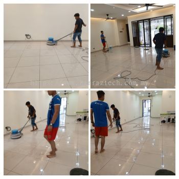 tiles floor cleaning and polish 