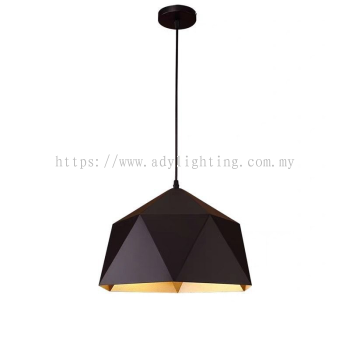 E264/E265 Black+Gold/White+Gold Pendant Lamp