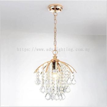 A38 Modern Crystal Ceiling Pendant Light