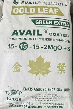 25kg Avail Coated Phosphorus Fertilizer Enhancer 15-15-15-2MgO+S