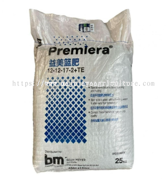 25kg Premiera Blue 12-12-17-2+TE High Potassium Fertilizer