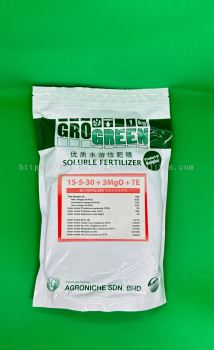 Gro Green 15-5-30+3Mgo+TE