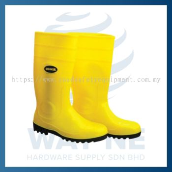 Worker Yellow Safety Rain Boots