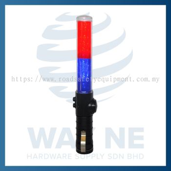 LED Traffic Baton with Whistle and Flashlight