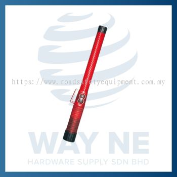 LED Traffic Baton with Whistle and Top Light