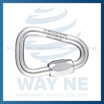 MAILLON RAPIDE Connecting Link: Quick Link, Steel, Pear Shape