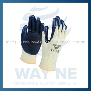 Polyester Cotton Shell Nitrile Coated Glove