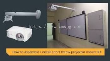 MEKI SHORTTHROW PROJECTOR BRACKET  ST03-120 - Height 0.69-1.2m, Max Weight 10KG, tilt/swivel ±15° TILT