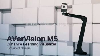 AverVision M5 Mechanical Arm Visualizer USB Distance Leaning -8 megapixel sensor, 16x Digital Zoom, 1080P @ 60fps * LIVE Onboard annotation (Plug Mouse) Mechanical Arm Visualizer * A3 landscape (420mm x 315mm), USB 2.0, Built-in MIC, 0.78kg
