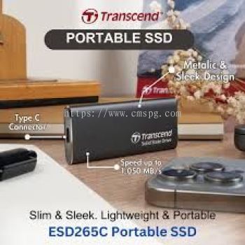 Transcend ESD265C Portable SSD - 1,050 MB/s read; 950 MB/s write, 5Y