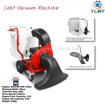 Leaf Vacuum with 5hp B&S petrol engine.