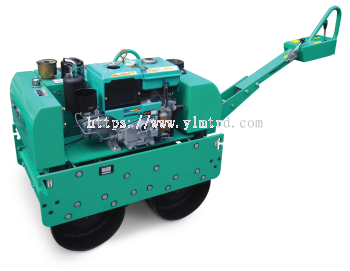 Tokuden Double Drum Vibratory Roller; 15kN; 0 ~ 3.0km/hr