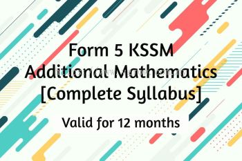 | KSSM F5 Add Math Complete syllabus |