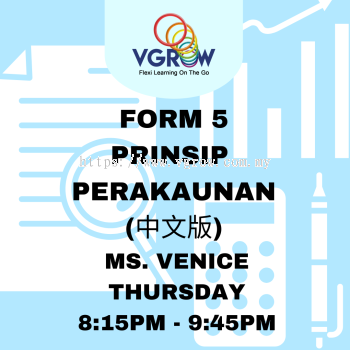 Form 5 Prinsip Perakaunan Online Live Class Mandarin (Ľ˵)