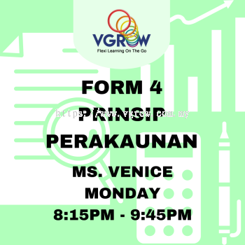 F4 Prinsip Perakaunan Online Live Class English (Monday)