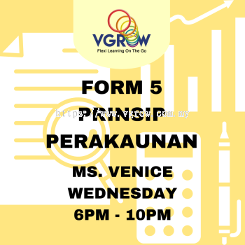 F5 Prinsip Perakaunan Online Live Class (Wednesday)