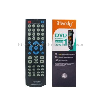KR7279-RM7.50/UNIT DVD UNIVERSAL CONTROL(6UNIT/PACK)