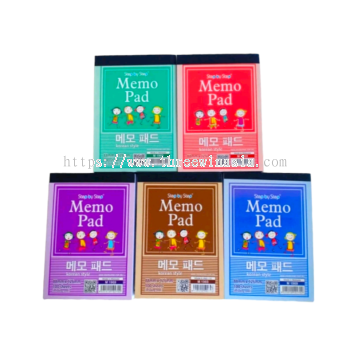 ZR5355-RM1.20/UNIT MEMO PAD KOREA STYLE 100S(12UNIT/PACK)