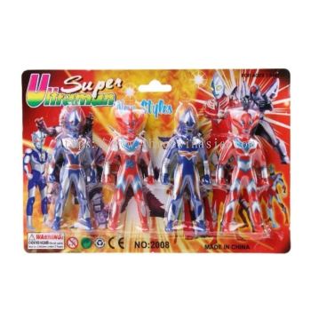 ZR4013-RM1.85/UNIT 4PCS SUPERULTRAMAN NEW STYLES(12UNIT/PACK) 