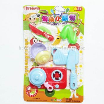 ZR5489-RM2.20/UNIT 10PCS HAPPY KITCHEN TOY(12UNIT/PACK) 
