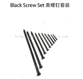 ZR6600-RM2.30/UNIT 3.5*16/20/25/35/40MM BLACK NAILS SETS(12UNIT/PACK)