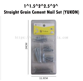 ZR6603-RM2.40/UNIT 1^1.5^2^2.5^3^CEMENT NAILS SETS(12UNIT/PACK)