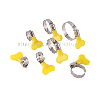 ZR6631-RM2.10/UNIT 8*27MM HOSE CLAMP W/HANDLE SETS(12UNIT/PACK)