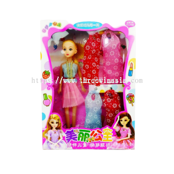 KR9376-RM7.80/UNIT 6688#BARBIE TOY(6UNIT/PACK) 