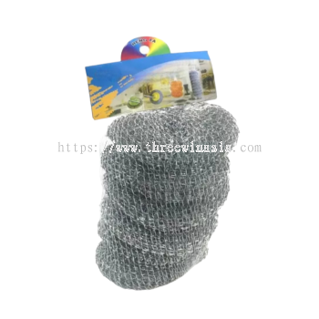 ZR6548-RM1.90/UNIT 15G 5PCS STAINLESS STEEL SCOURER(12UNIT/PACK)