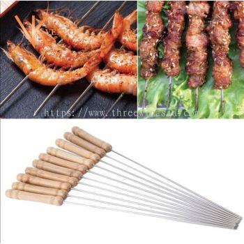 KR7255-RM7.80/UNIT 10PCS BARBECUE FORK BBQ(10UNIT/PACK)