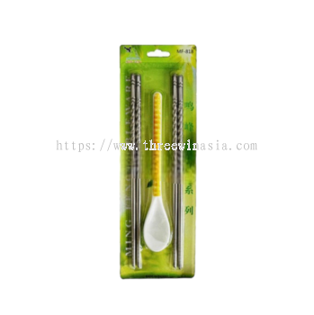 ZR6068-RM1.50/UNIT 2 IN 1 CHOPSTICKS & SPOON(12UNIT/PACK)