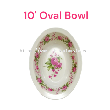 ZR4070-RM1.80/UNIT 10" 100G OVAL BOWL(12UNIT/PACK)