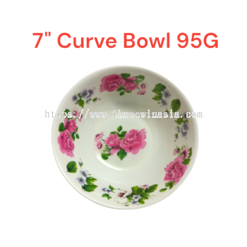 ZR4069-RM1.95/UNIT 7" 95G CURVE BOWL(12UNIT/PACK)