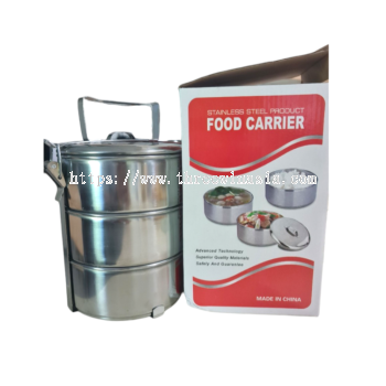 KR8497-RM15.50/UNIT 14CM 3 LAYER FOOD CARRIER(6UNIT/PACK)