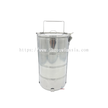 KR8498-RM18.50/UNIT 14CM 4 LAYER FOOD CARRIER(6UNIT/PACK)