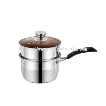KR8493-RM39.50/UNIT 18CM 2 LAYER MILK POT(3UNIT/PACK)