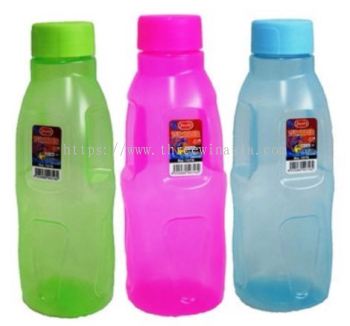 KR8812-RM3.20/UNIT 1L H20 TUMBLER PLASTIC BOTTLE(12UNIT/PACK)
