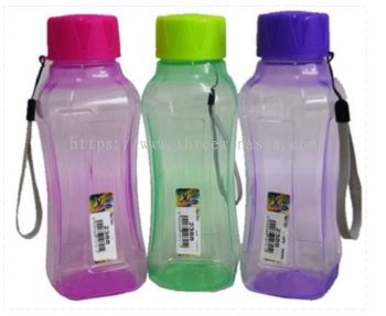 KR8813-RM3.60/UNIT 600CC WATER BOTTLE(12UNIT/PACK)