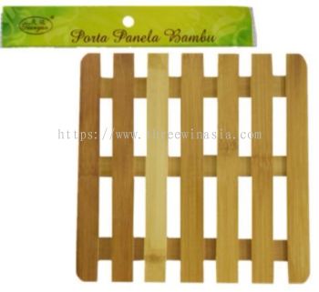 ZR6165-RM1.80/UNIT 17.5*17CM BAMBOO MAT(12UNIT/PACK)