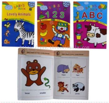 ZR5448-RM1.50/UNIT 611# 13.5*18.8CM BABY BOOK TO LEARN(12UNIT/PACK)
