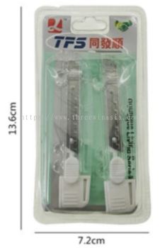 ZR6836-RM1.70/UNIT E0082# 2PCS 9CM UTILITY CUTTER KNIFE(12UNIT/PACK)