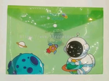 ZR6990-RM1.10/UNIT YJ2201-1925#HELLO SPACE FILE FOLDER(33*23.3CM)(12UNIT/PACK)