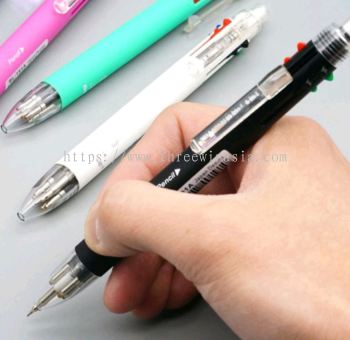 KR9739-RM3.00/UNIT BL-191A# 6 IN 1 PEN(BAILE)(12UNIT/PACK)