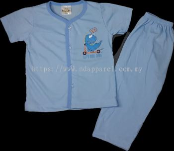 Set Pakaian Bayi Biru