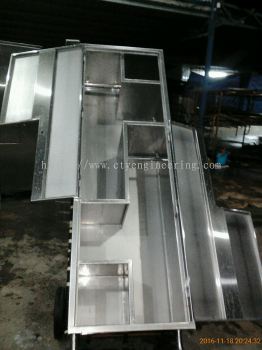 Fabrikasi Loker Keluli Tahan Karat / Stainless Steel Locker Fabrication