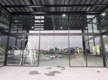 KILANG SHOPFRONT TEMPERED GLASS & PINTU AT KG JAWA | SETIA ALAM | BUKIT RIMAU