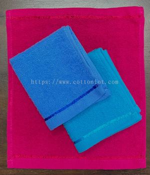 Cotton Face Towel 7555-4 (10.5”x10.5” / 27cm x 27cm)